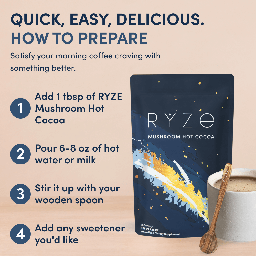 Mushroom Hot Cocoa (20 servings) - The Modern Cup