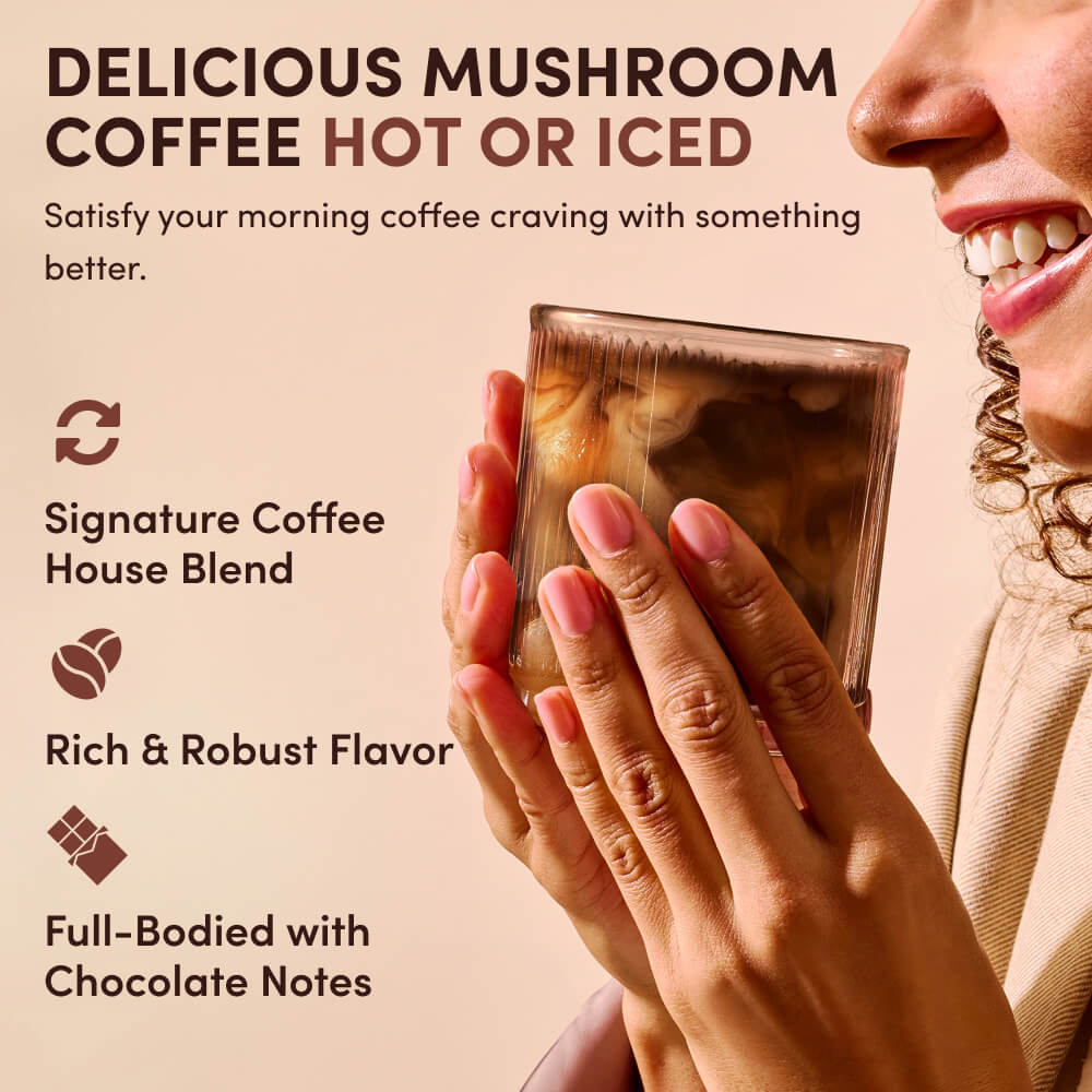 Mushroom Coffee Dark Roast (30 Servings) - RYZE and Shine