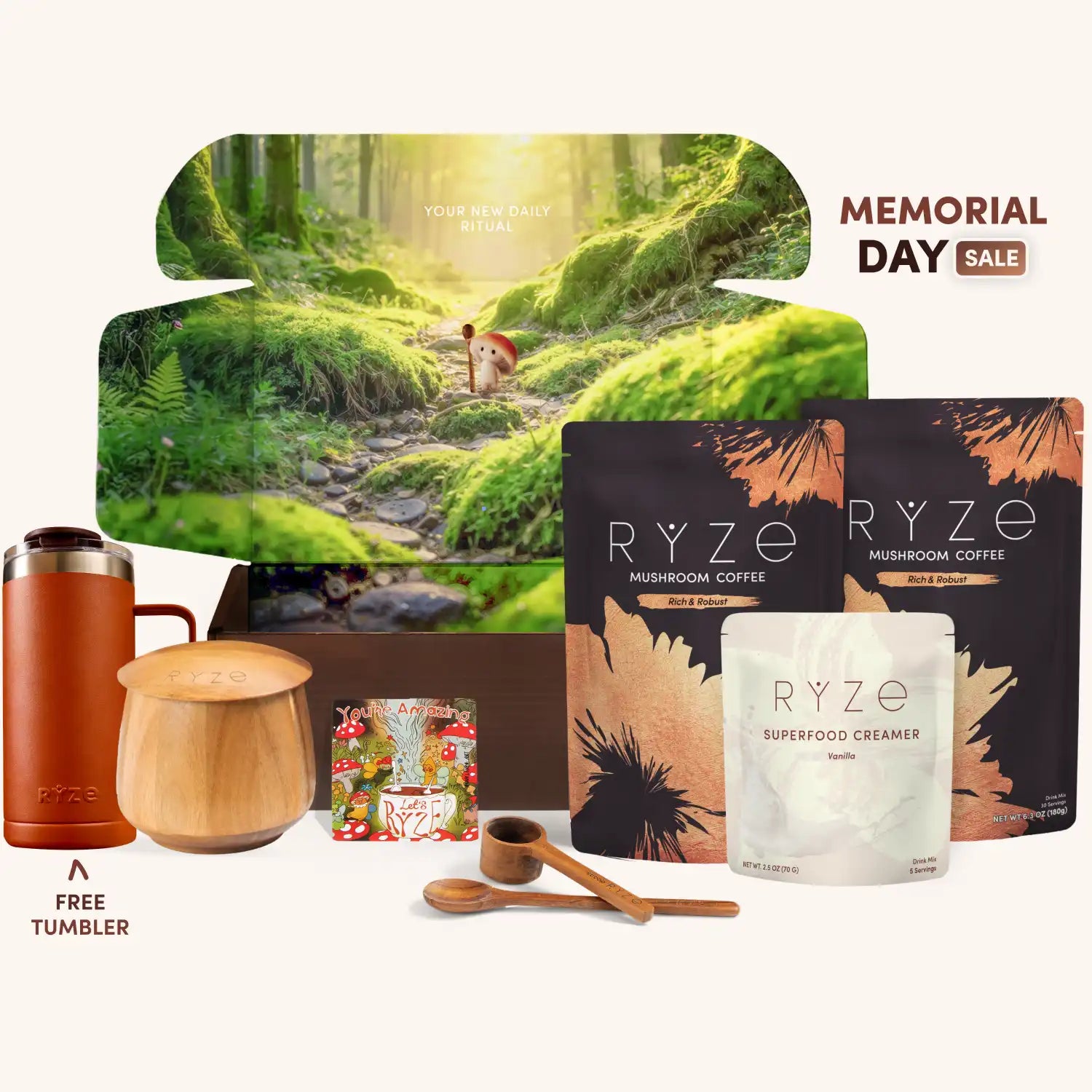 RYZE Ritual Set Dark Roast - The Superfood Cup