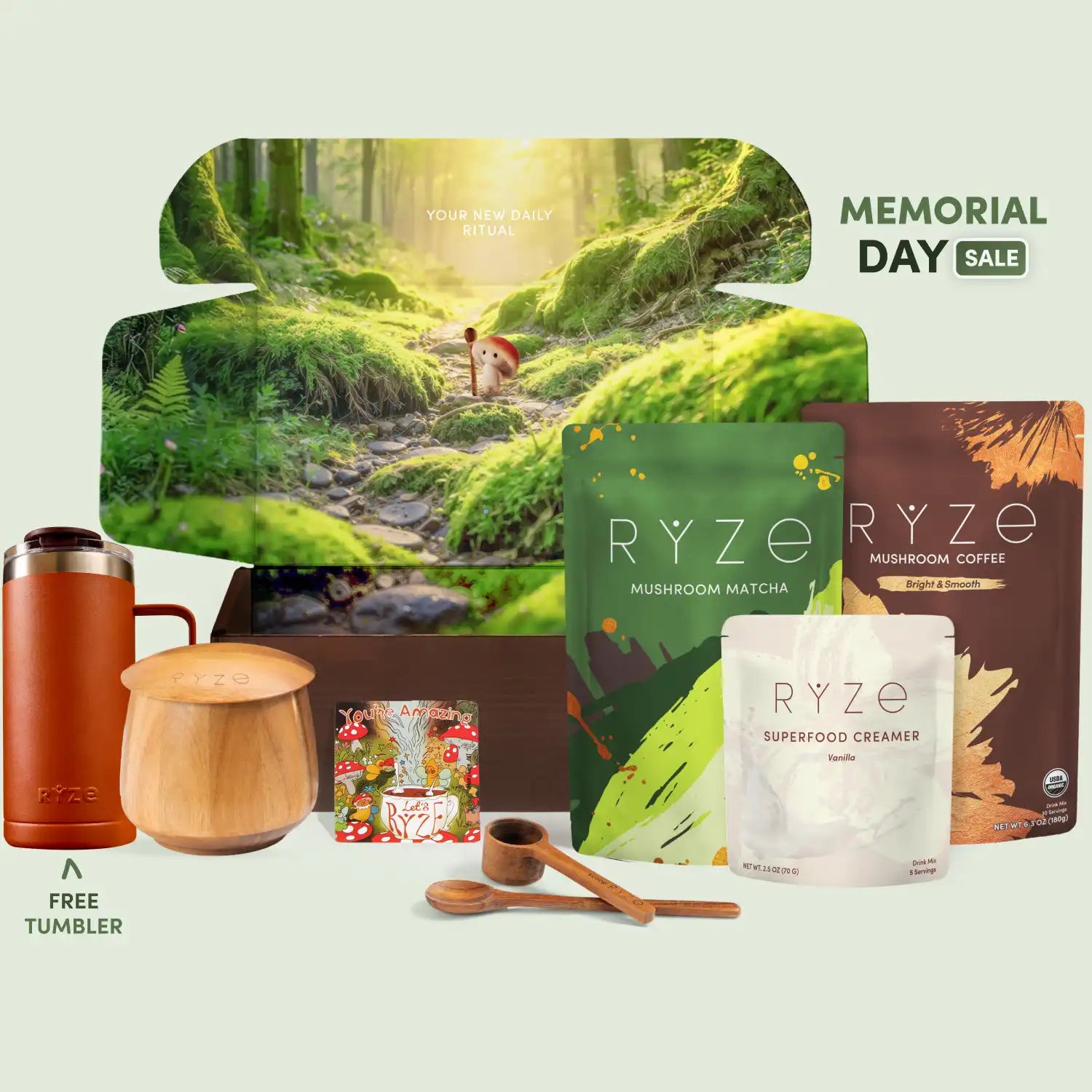 RYZE Ritual Set (Matcha + Coffee) - Sip Something Better