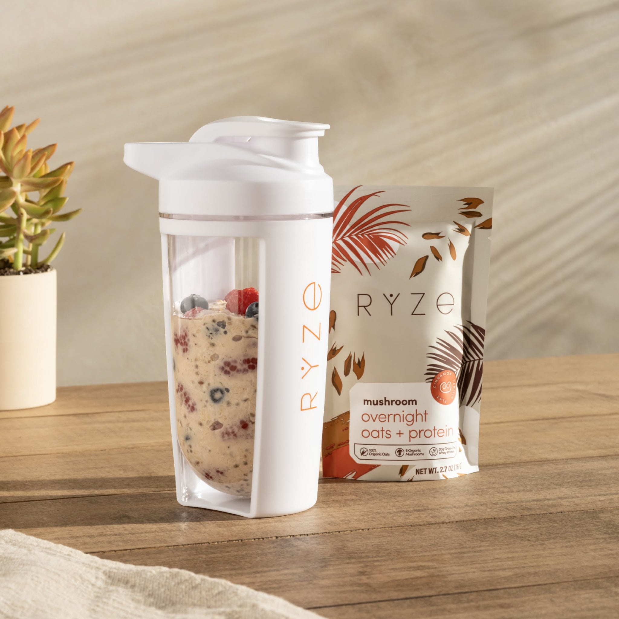 Mushroom Overnight Oats (14 Servings) - The Daily RYZE