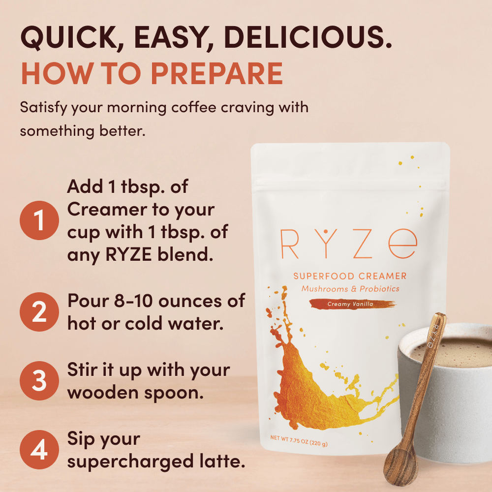 Vanilla Creamer 3-Pack - RYZE Morning Ritual