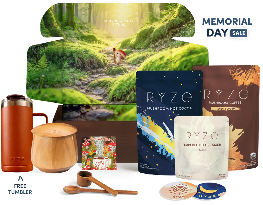 RYZE Ritual Set (Cocoa + Coffee) - Better Morning Cup