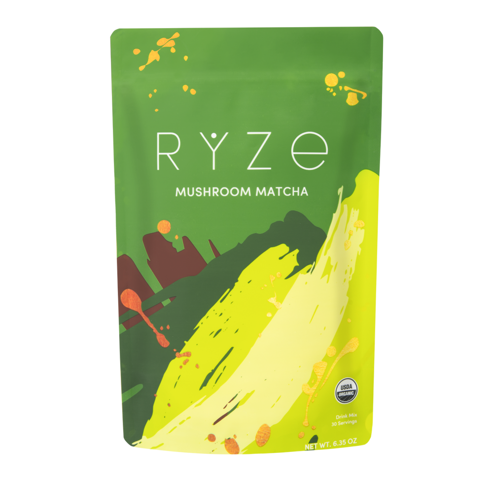 Mushroom Matcha (30 Servings) - Sip RYZE Daily
